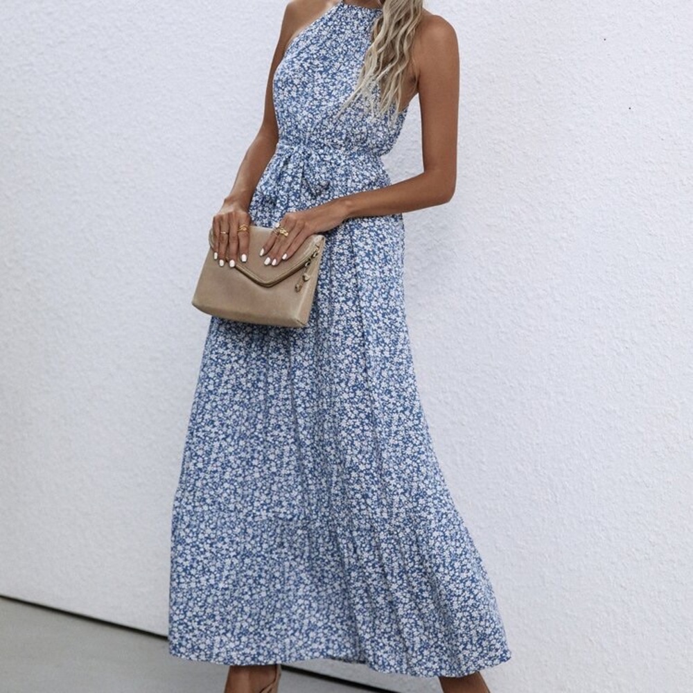 SOLD - Floral Maxi dress